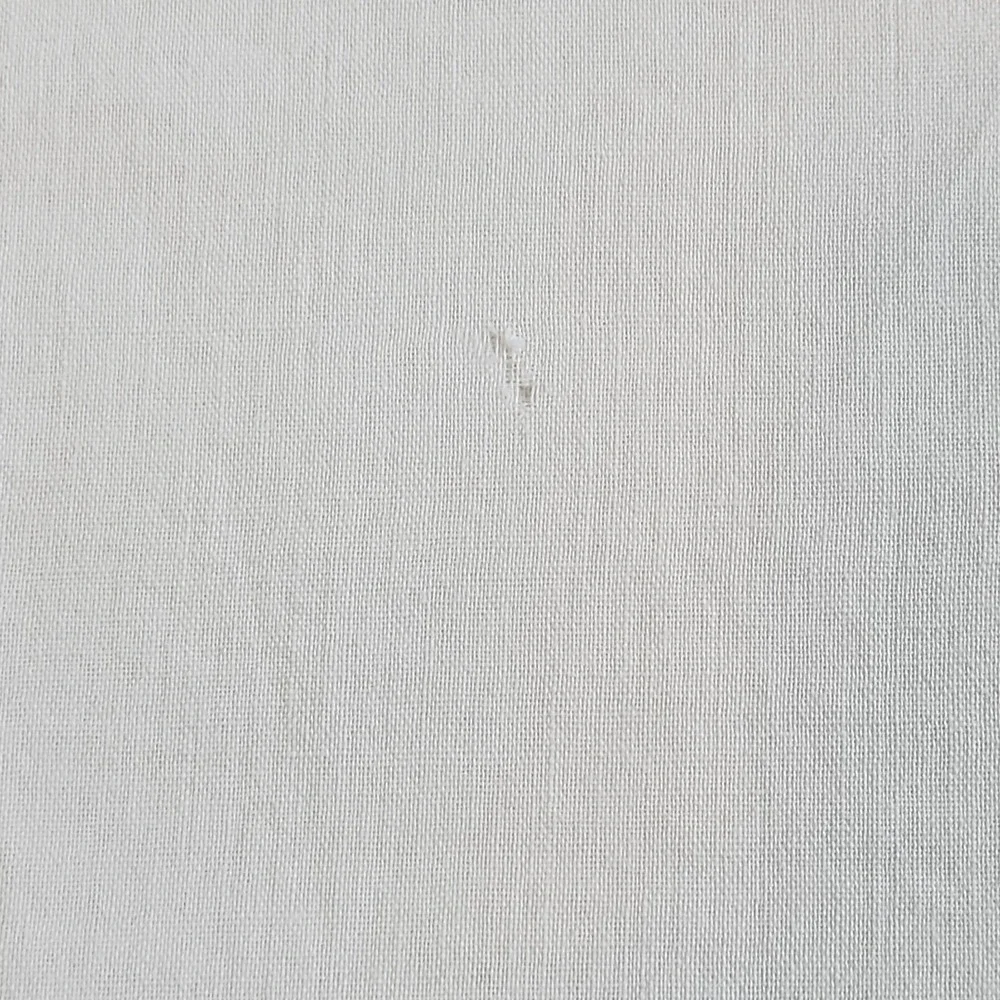 VTG Embroidered Standard Pillowcase Handmade Pink Floral White‎ Linen